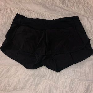 Black speed shorts